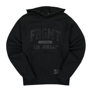 Fragment x Air Jordan Fleece Hoodie Black | Fragment Clothing Streetwear