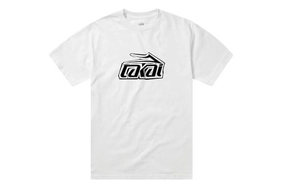 Lakai Fragment Logo Short Sleeve Tee White Lakai Fragment Logo Short Sleeve Tee White | Fragment Clothing Streetwear - View 2