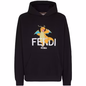 Fendi x FRGMT x Pokemon Sweatshirt Black | Fragment Clothing Streetwear