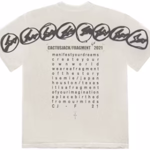 Fragment X Travis Scott Cactus Jack Graphic Tee | Fragment Clothing Streetwear - View 2