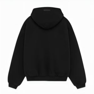 Fear of God Essentials Kids Fleece Hoodie – Black | Fragment Clothing Streetwear - View 2