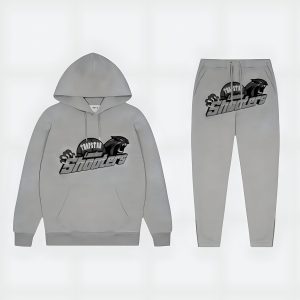 rapstar Shooters Hooded Tracksuit Grey/Purple