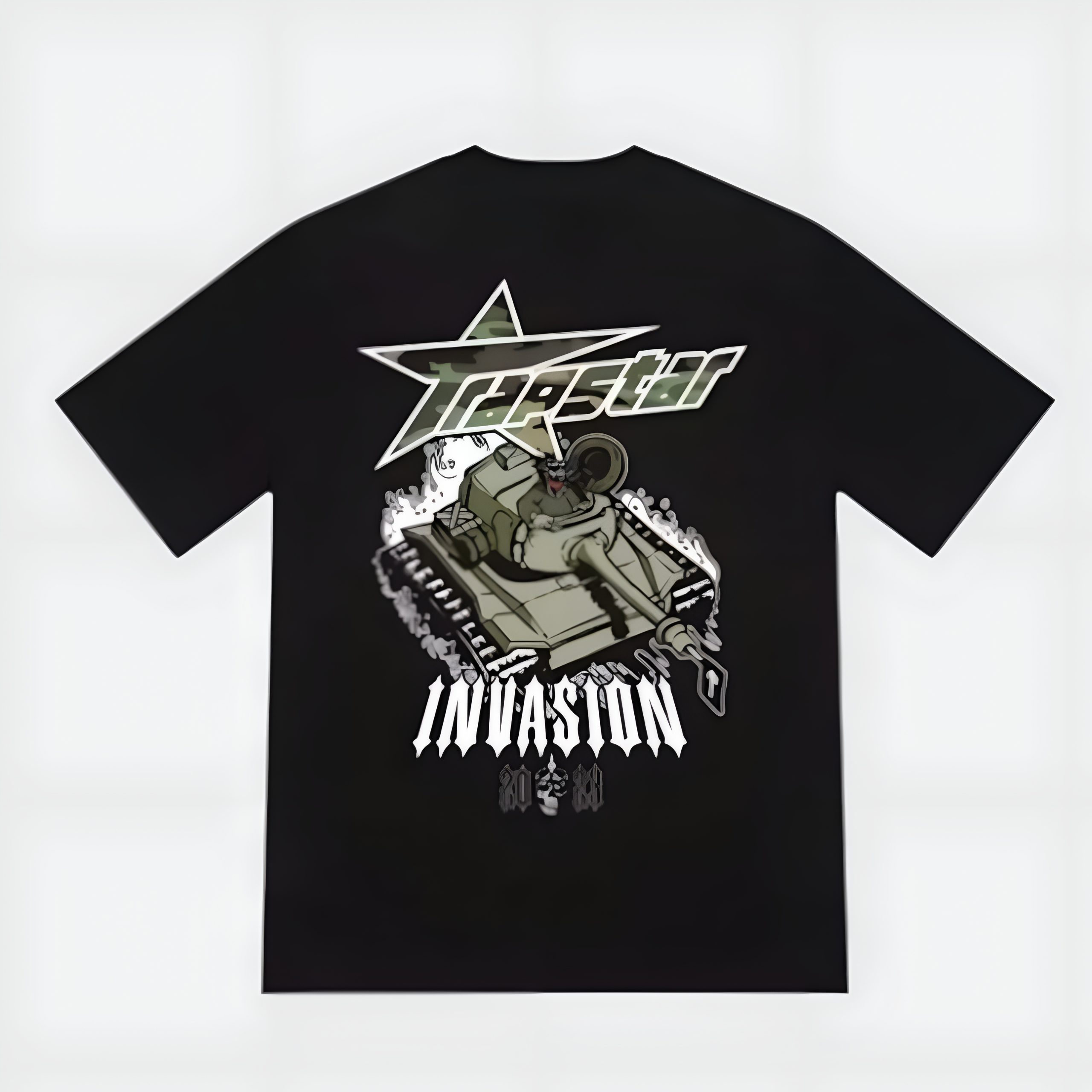 Trapstar Trap Invasion Tee Black Trapstar Trap Invasion Tee Black