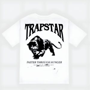 Trapstar Panthera Tee Black/white | Fragment Clothing Streetwear - View 2