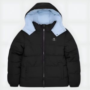 Trapstar Irongate Arch Reversible Puffer Jacket (FW25) Black/Light Blue