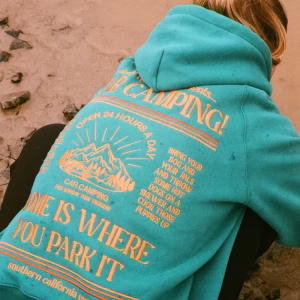 Dandy Car Camping Luxe Oversized Comfort Hoodie | Fragment Clothing Streetwear - View 2