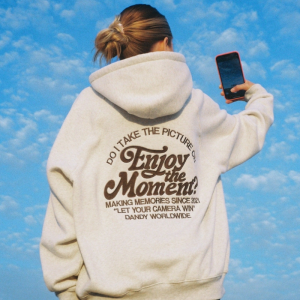 Enjoy the Moment Dandy Oversized Hoodie Lux Heather Gray | Fragment Clothing Streetwear