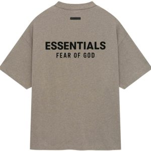 Fear of God Essentials Jersey Crewneck T-Shirt/Grey | Fragment Clothing Streetwear - View 2