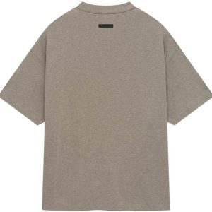 Fear of God Essentials Jersey Crewneck Tee Heather Gray | Fragment Clothing Streetwear - View 2