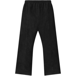Fear of God Essentials Suede Fleece Flare Pant Vintage Black 2 | Fragment Clothing Streetwear