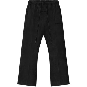 Fear of God Essentials Suede Fleece Flare Pant Vintage Black | Fragment Clothing Streetwear