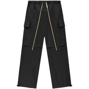 Fear of God Essentials Textured Nylon Field Pant Black 2 | Fragment Clothing Streetwear