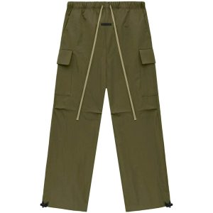 Fear of God Essentials Textured Nylon Field Pant Military 2 | Fragment Clothing Streetwear