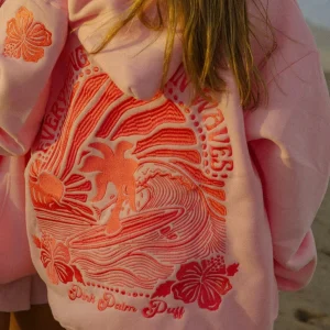 Everything Comes in Waves Hoodie | Pink | Fragment Clothing Streetwear