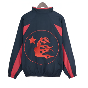 Hellstar Thriller Blue Track Jacket | Fragment Clothing Streetwear - View 2