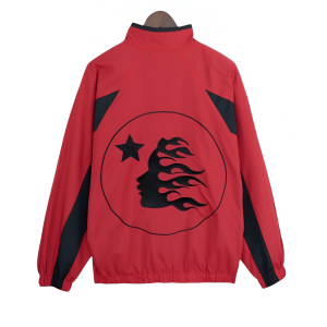 Hellstar Thriller Red Track Jacket | Fragment Clothing Streetwear - View 2