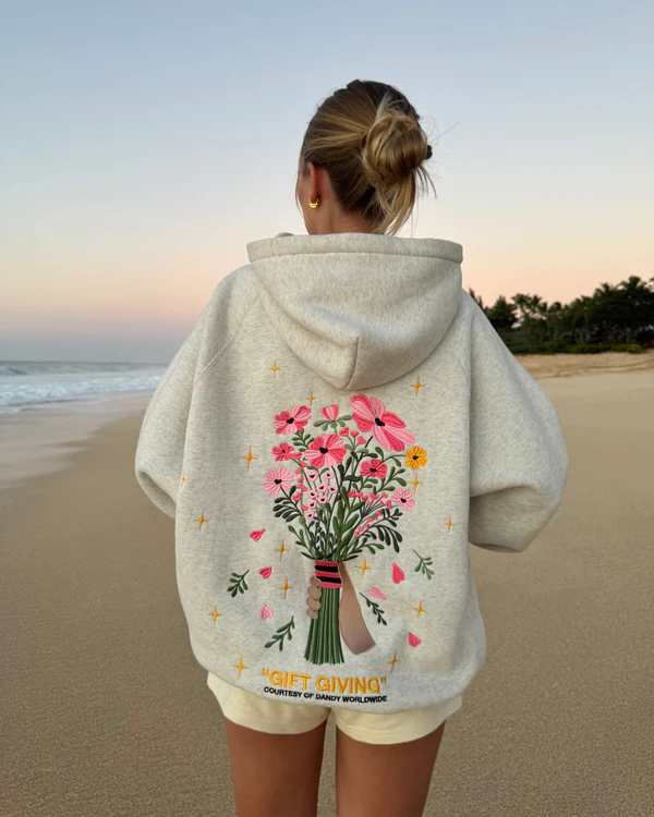 Gift Giving Oversized Lux Hoodie in Heather Gray Gift Giving Oversized Lux Hoodie in Heather Gray | Fragment Clothing Streetwear