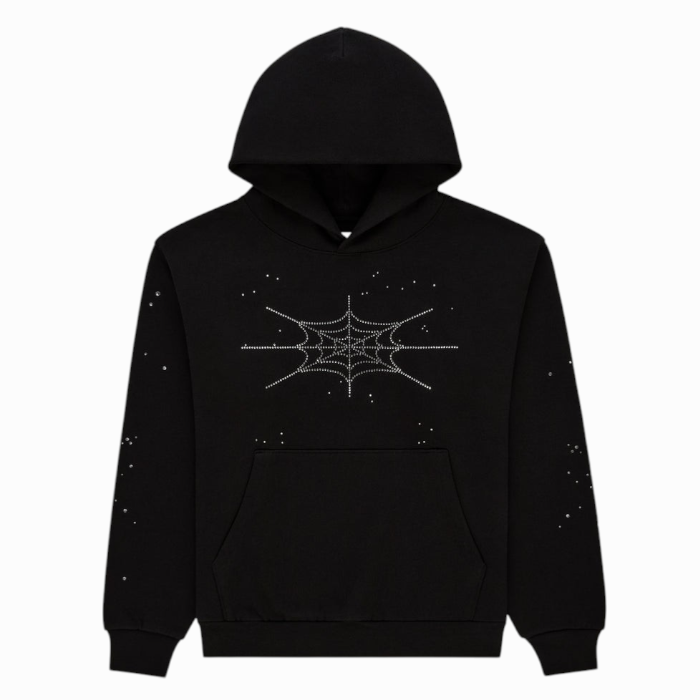 Rhinestone Silk Hoodie Rhinestone Silk Hoodie