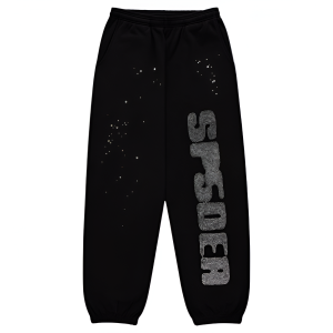 Rhinestone Silk Sweatpant