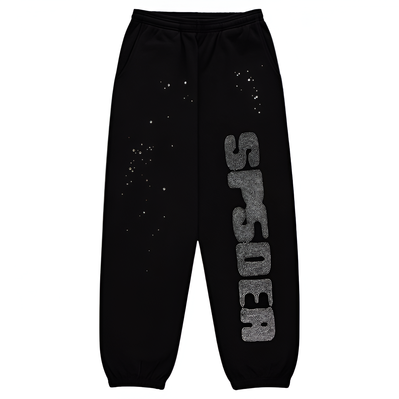 Rhinestone Silk Sweatpant Rhinestone Silk Sweatpant