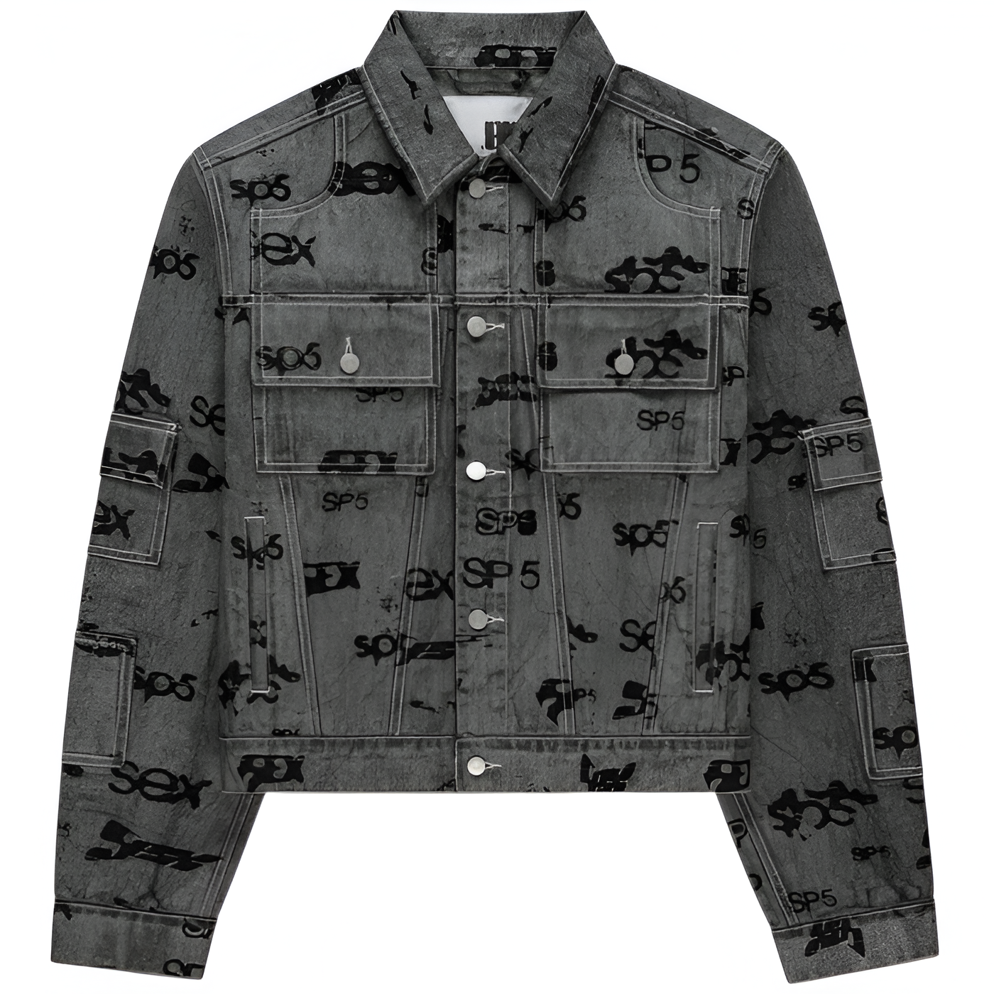 Sex Aop Foil Trucker Jacket Sex Aop Foil Trucker Jacket