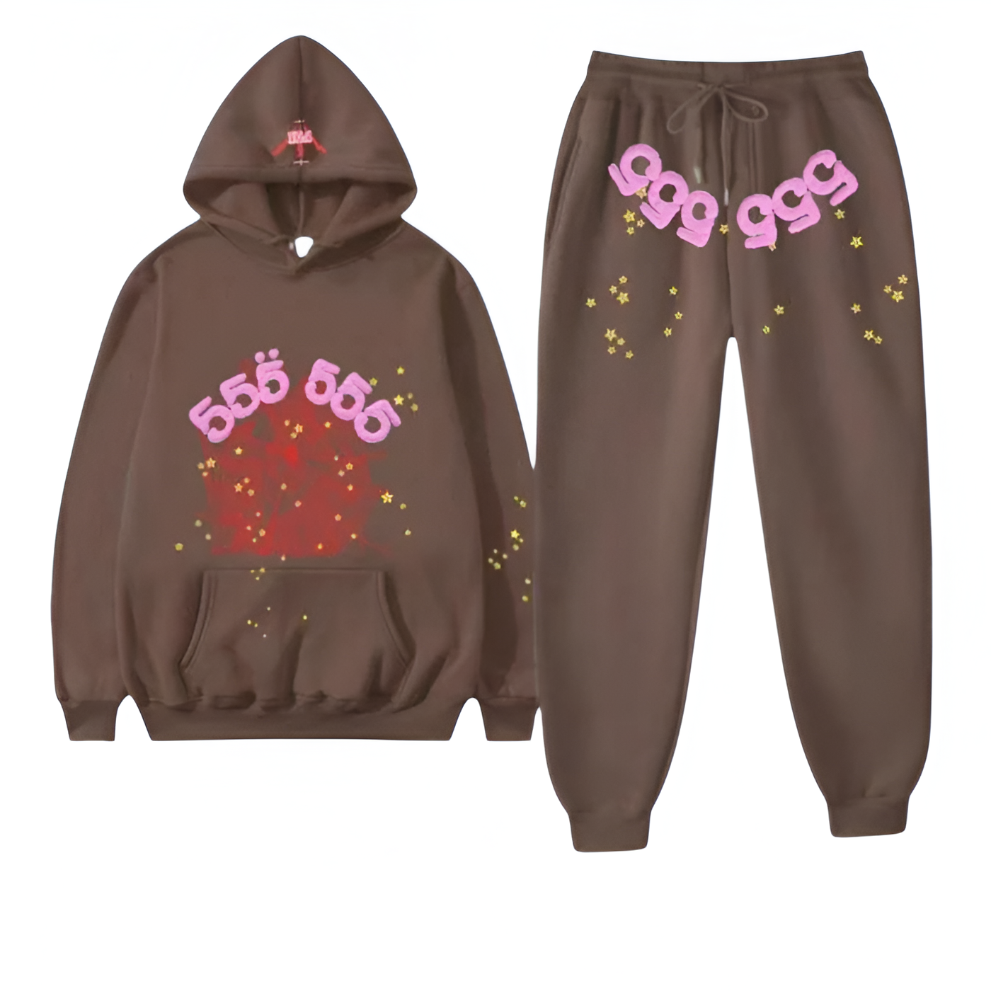 Sp5der Angel Number Tracksuit Brown Sp5der Angel Number Tracksuit Brown | Fragment Clothing Streetwear
