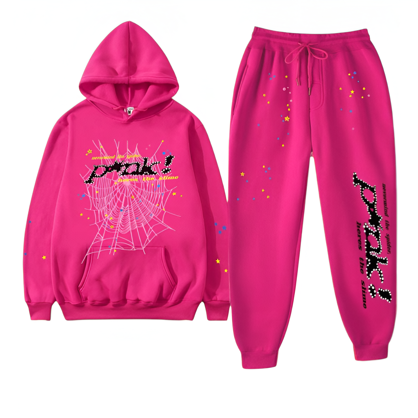 Sp5der PNK Tracksuit Pink Sp5der PNK Tracksuit Pink | Fragment Clothing Streetwear