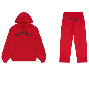 Sp5der Vvs Tracksuit Red (2) | Fragment Clothing Streetwear