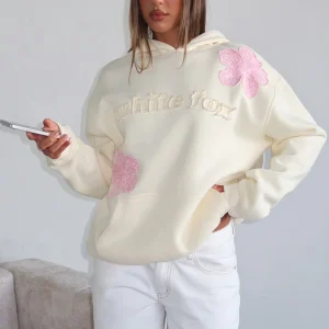 Sunkissed Bloom Oversized Hoodie Lemon | Fragment Clothing Streetwear
