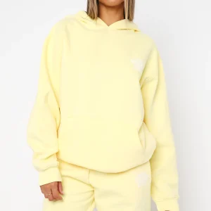 With Love Always Oversized Hoodie Lemon | Fragment Clothing - View 4