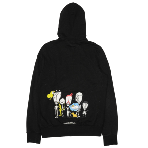 Chrome Hearts Matty Boy Friends Cashmere Zip Up Hoodie Black | Fragment Clothing Streetwear