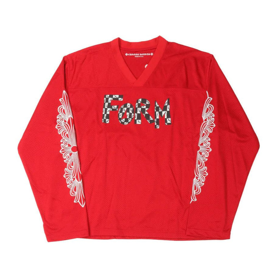Chrome Hearts Matty Boy Form Team Mesh L/S Jersey Red Chrome Hearts Matty Boy Form Team Mesh L/S Jersey Red | Fragment Clothing