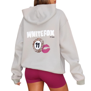 11th Street She’s So Lucky Oversized Hoodie Moon Kiss Casual Streetwear