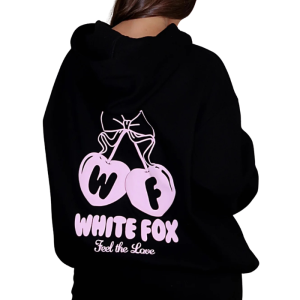Feel The Love Oversized Hoodie Black