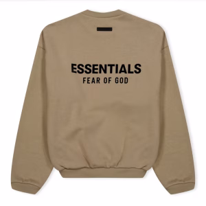 Fear Of God Essentials Crew Neck Sweatshirt Juniors | Fragment Clothing Streetwear - View 2