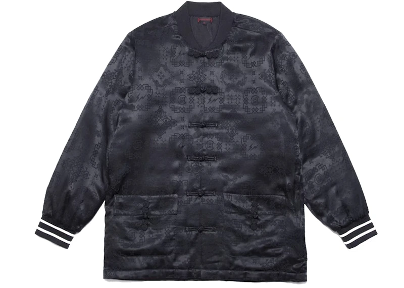 CLOT x Fragment Black Silk Jacket Black CLOT x Fragment Black Silk Jacket Black | Fragment Clothing Streetwear