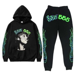 999 Club Spider Young Thug Tracksuit Black | Fragment Clothing Streetwear