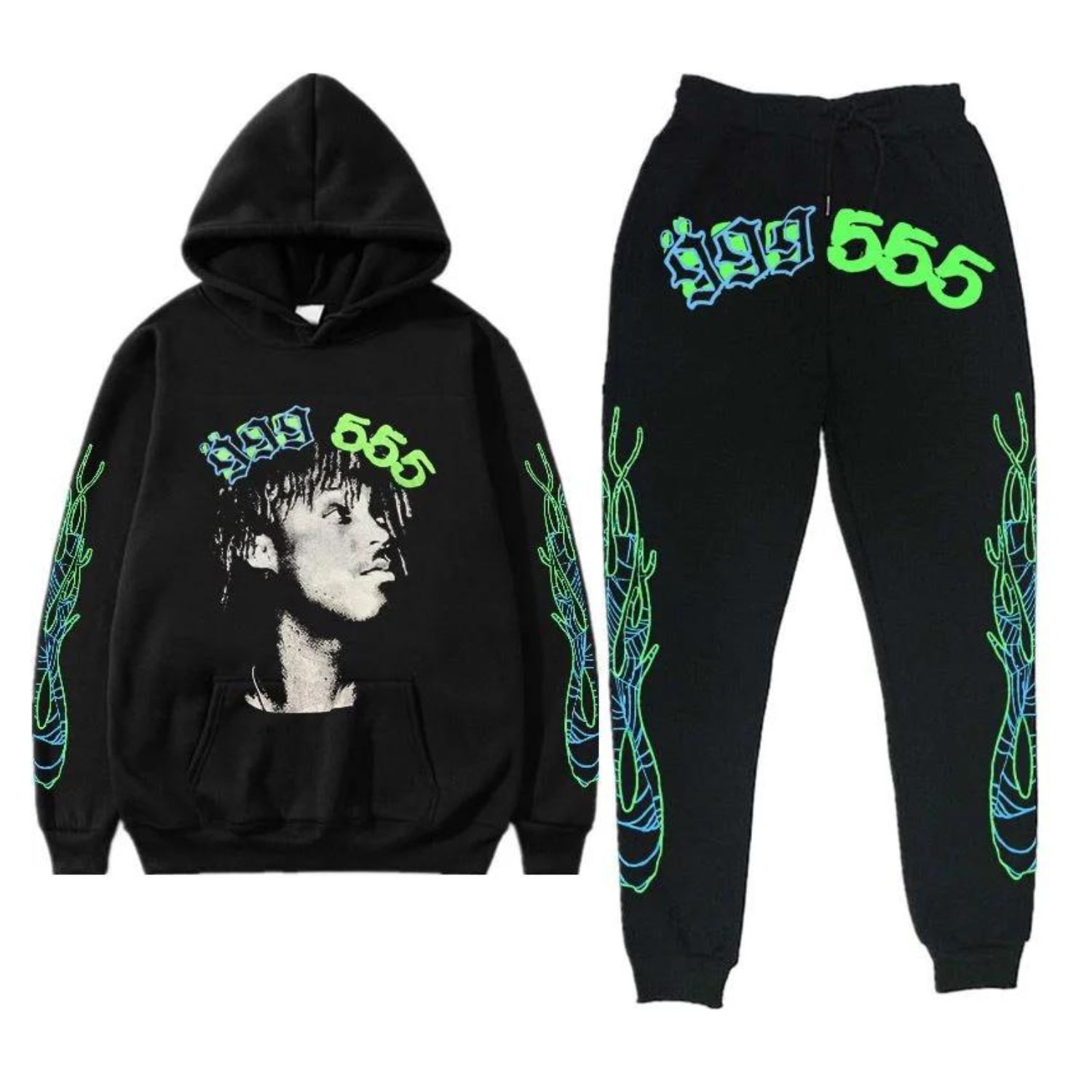 999 Club Spider Young Thug Tracksuit Black 999 Club Spider Young Thug Tracksuit Black | Fragment Clothing Streetwear