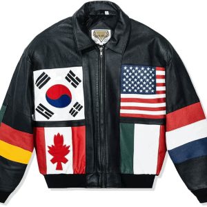 Anti Social Social Club ASSC Vintage Olympic Leather Jacket Black (2) | Fragment Clothing Streetwear