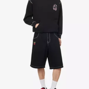 Anti Social Social Club Contrast Stitch Brand print Cotton jersey Hoodie (2) | Fragment Clothing Streetwear