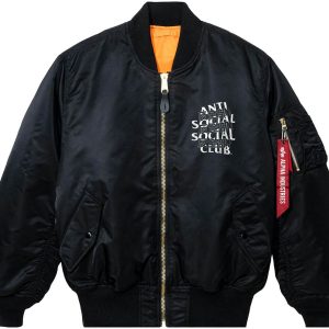 Anti Social Social Club Kaburosai Jacket Black | Fragment Clothing Streetwear