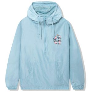 Anti Social Social Club Kkoch Anorak Aqua | Fragment Clothing