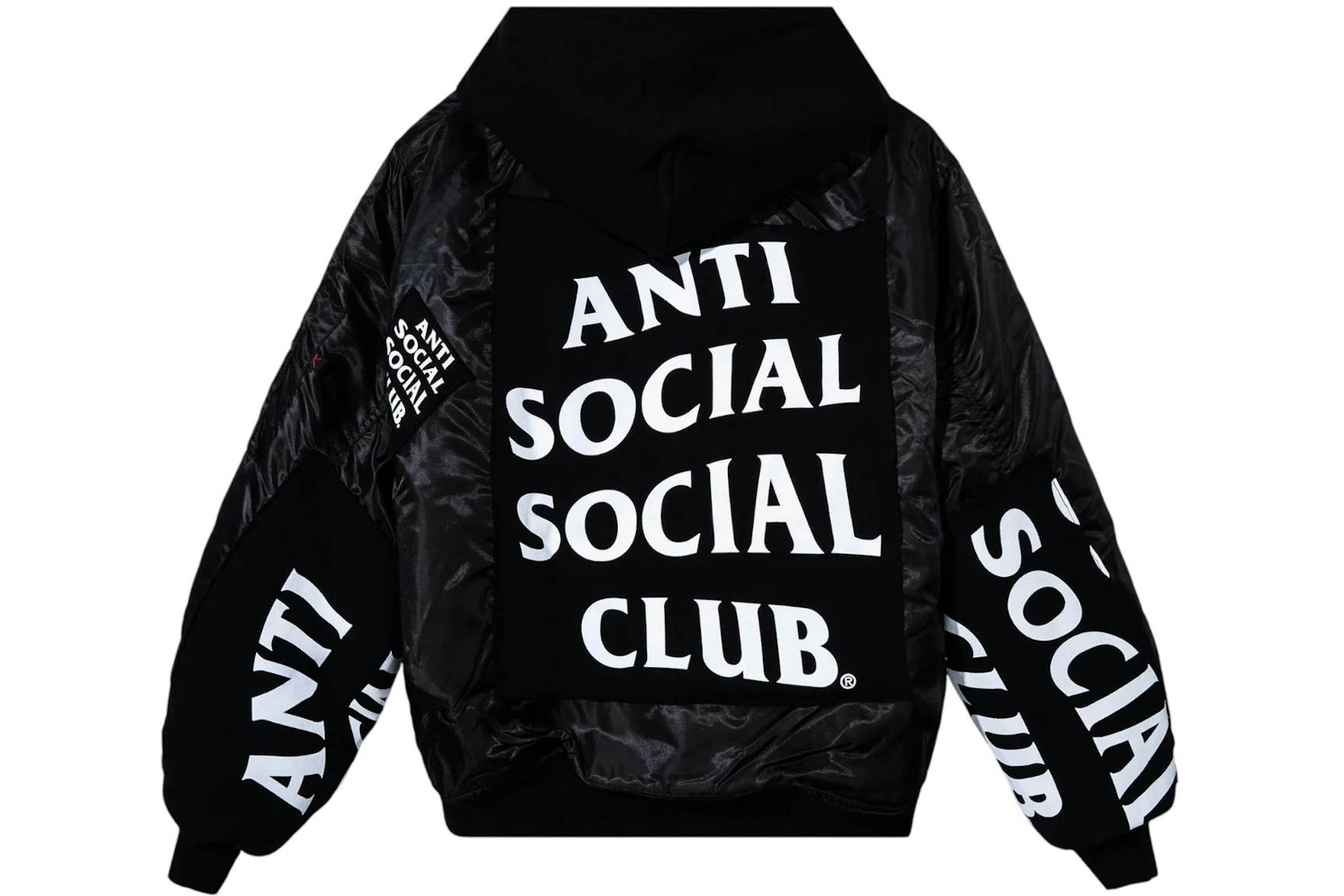 Anti Social Social Club Mind Games Bomber BlackWhite (1) Anti Social Social Club Mind Games Bomber BlackWhite (1) | Fragment Clothing