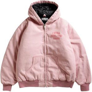 Anti Social Social Club Missing Work Jacket Pink | Fragment Clothing Streetwear