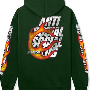 Anti Social Social Club Mooneyes hoodie Green (1) | Fragment Clothing Streetwear