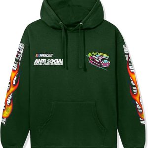 Anti Social Social Club Mooneyes hoodie Green (2) | Fragment Clothing Streetwear