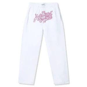 Anti Social Social Club Script Club Pant in White (1) | Fragment Clothing