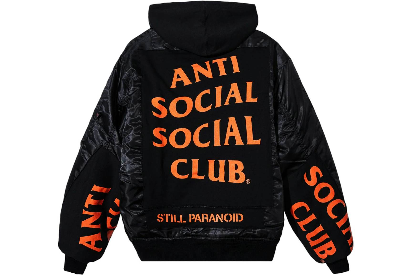 Anti Social Social Club UNDFTD BomberBlackOrange (1) Anti Social Social Club UNDFTD BomberBlackOrange (1) | Fragment Clothing