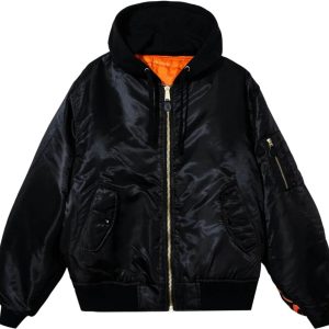 Anti Social Social Club UNDFTD BomberBlackOrange (2) | Fragment Clothing