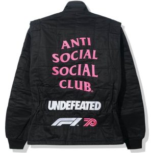 Anti Social Social Club UNDFTD X F1 Jacket Black | Fragment Clothing Streetwear